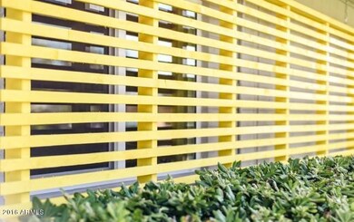 Custom Slatted WIndow Covering Close Up
