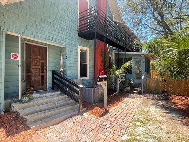 entry door to unit 1