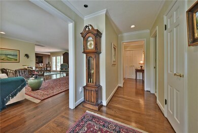 View from the front entry.  Lovely wood floors, cr