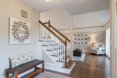The Open Foyer allows you to see into the Living R