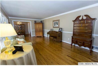Formal Living Room With Beautiful Hardwood Floors