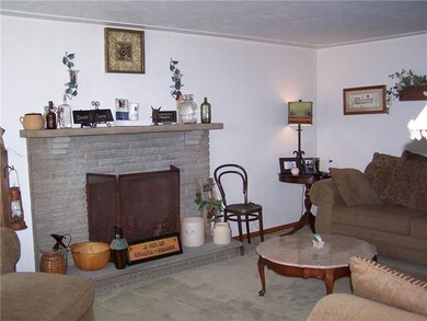 Living Room has neutral carpet