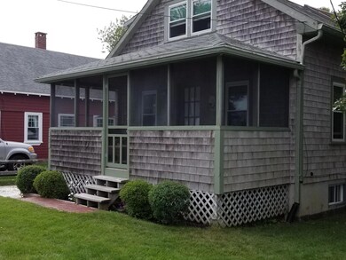 Screened porch outside