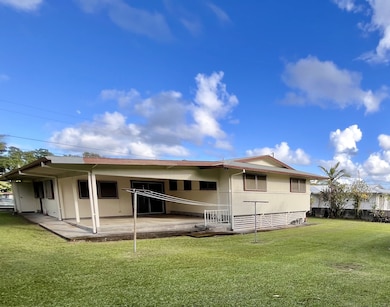 Spacious backyard & patio for your family gatherings.
