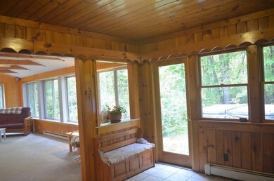 Entry area showing door to back deck...