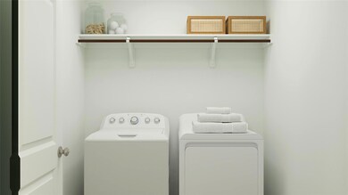 Clothes washing area with independent washer and d