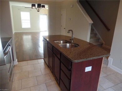 Kitchen Island, Tile Flooring