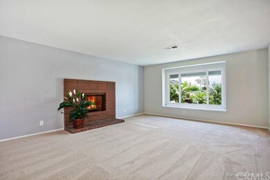 Formal living room with lovely bay window