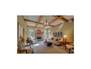 Great room, with private treed view.