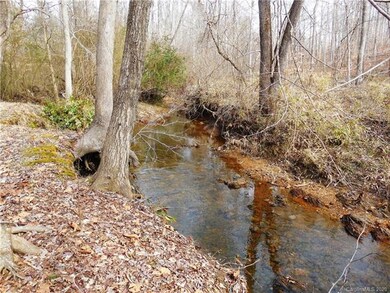Active stream runs at the back of the property.