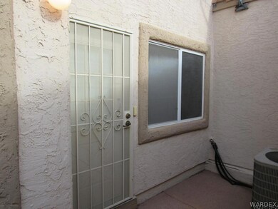 Back door next to AC