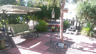 Side garden area
