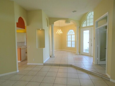 Foyer and living room