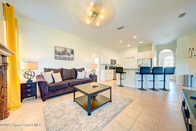 family room & kitchen