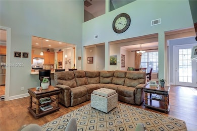 From Great Room Looking Back to Front Door & Dinin