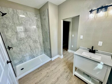 3/4 Bath from Living/Kitchen area