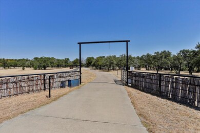 Electric gate at entry