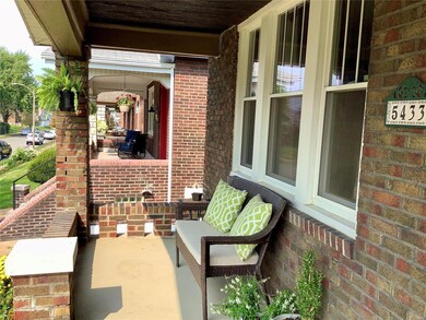 Inviting front porch