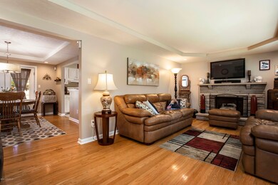 A GAB living into kitchen