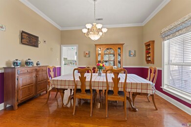Formal dining room off Foyer near front door.