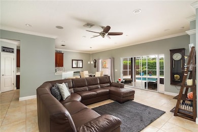 Stunning pool view from great room