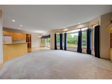 Open concept through the living room, kitchen, and