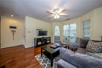 Lots of windows in the family room!
