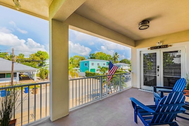Spacious front porch