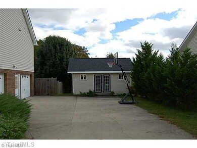 Exterior Front. Shed stays
