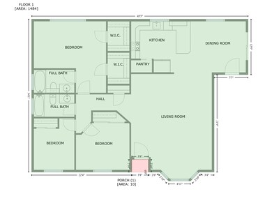 Floorplan W Gross Living Area
