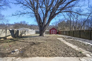 Fabulous private fenced yard! Awesome tree for sha