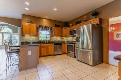 Kitchen has newer stainless steel appliances