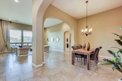 Open Dining and Living Rooms