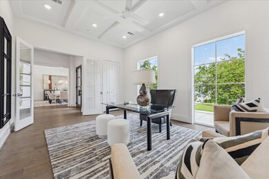 This flexible first-floor space features large pic