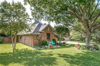 Mature trees add beauty and shade on all sides of 
