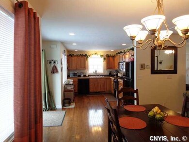 Dining Room Looking into kitchen area