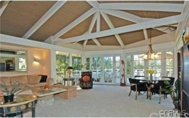 Living Room that leads out to a huge deck