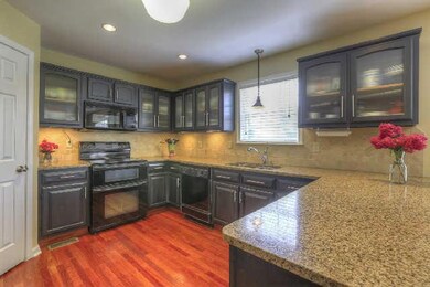Beautiful kitchen with granite countertops!