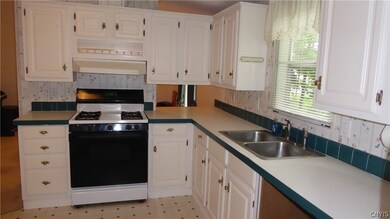 Plenty of counter space and cupboards, propane ove