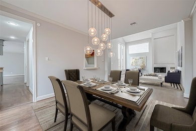 Staged Dining room