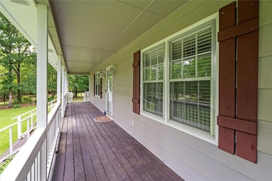 View of wooden porch