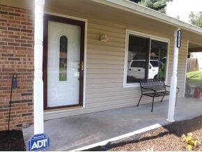 Close up of new Ft Door