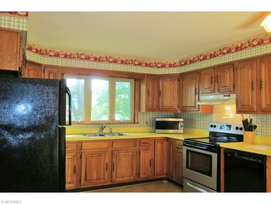 updated kitchen with newer appliances