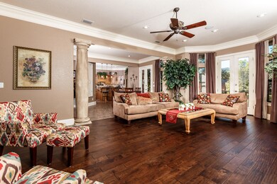 Living Room into Kitchen