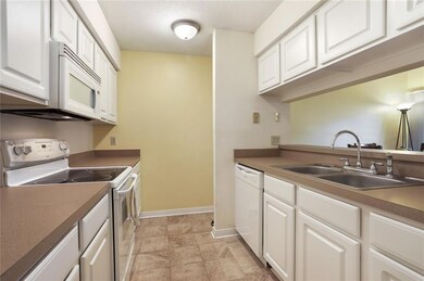 Kitchen view to dining area.