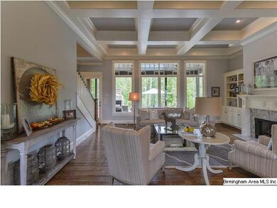 Formal-yet not stuffy. This wide open living room 