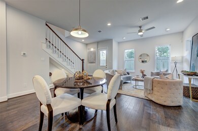 This dining area offers a perfect blend of style a