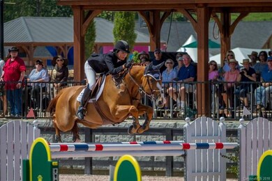 This horse farm is a ten minute drive to Tryon Int