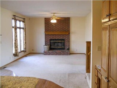 Large open family room