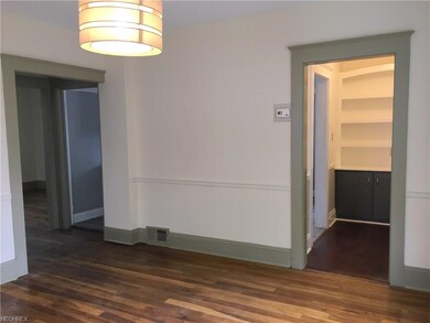 Another view of the dining room toward the convenient butler's pantry.